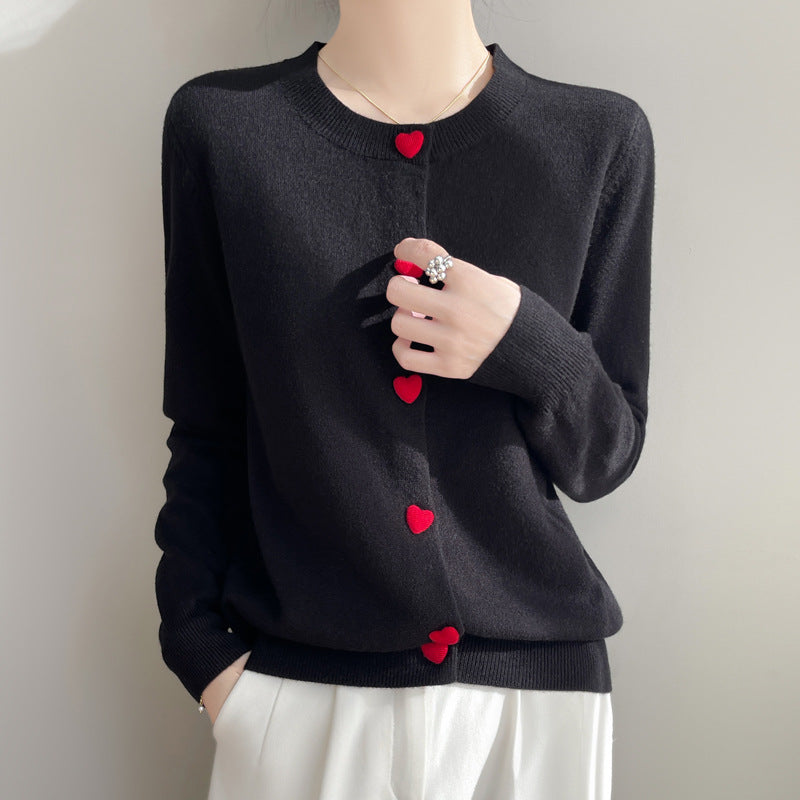 All-match Sweater Thin Coat