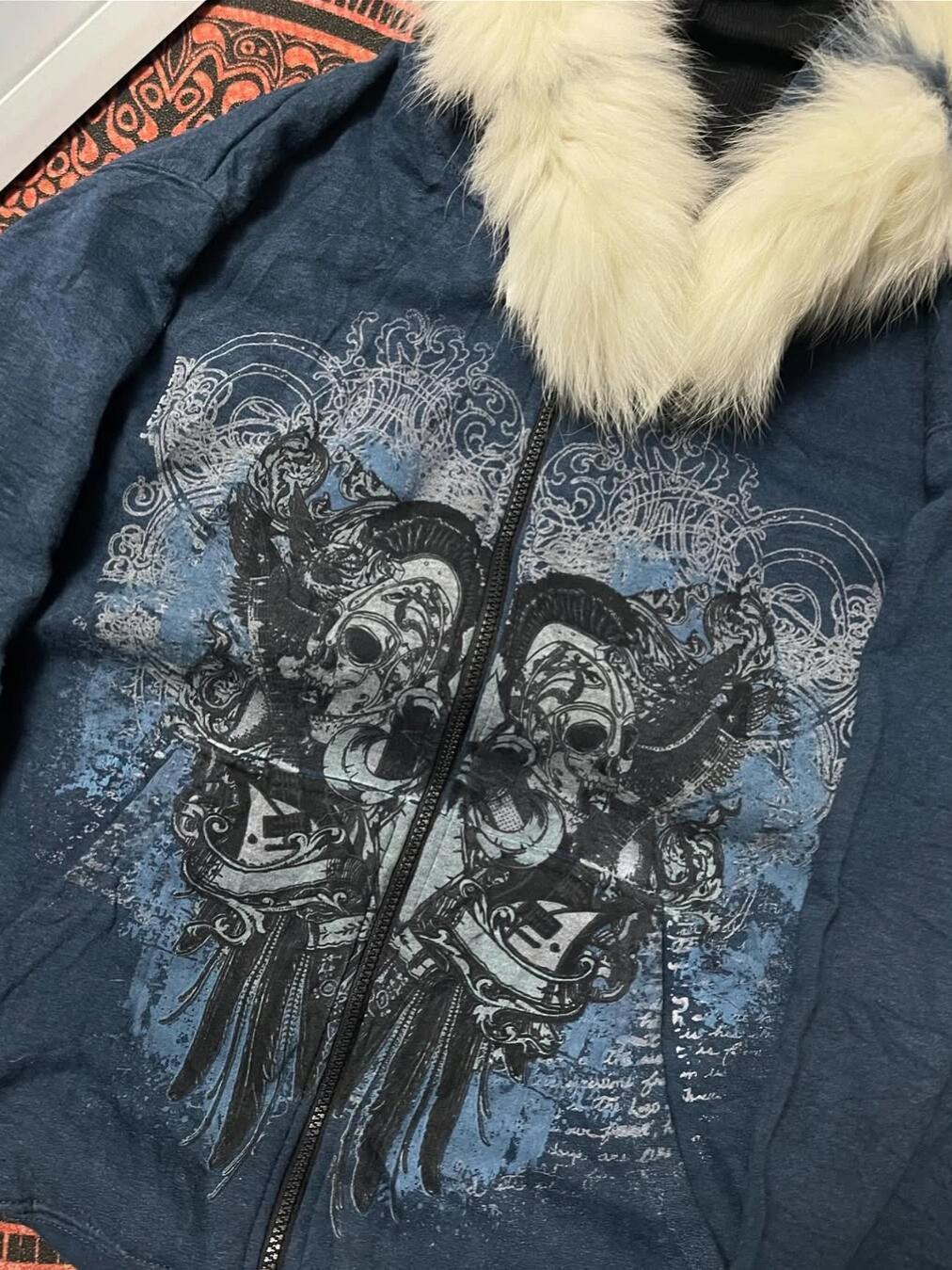 Printed cardigan jacket