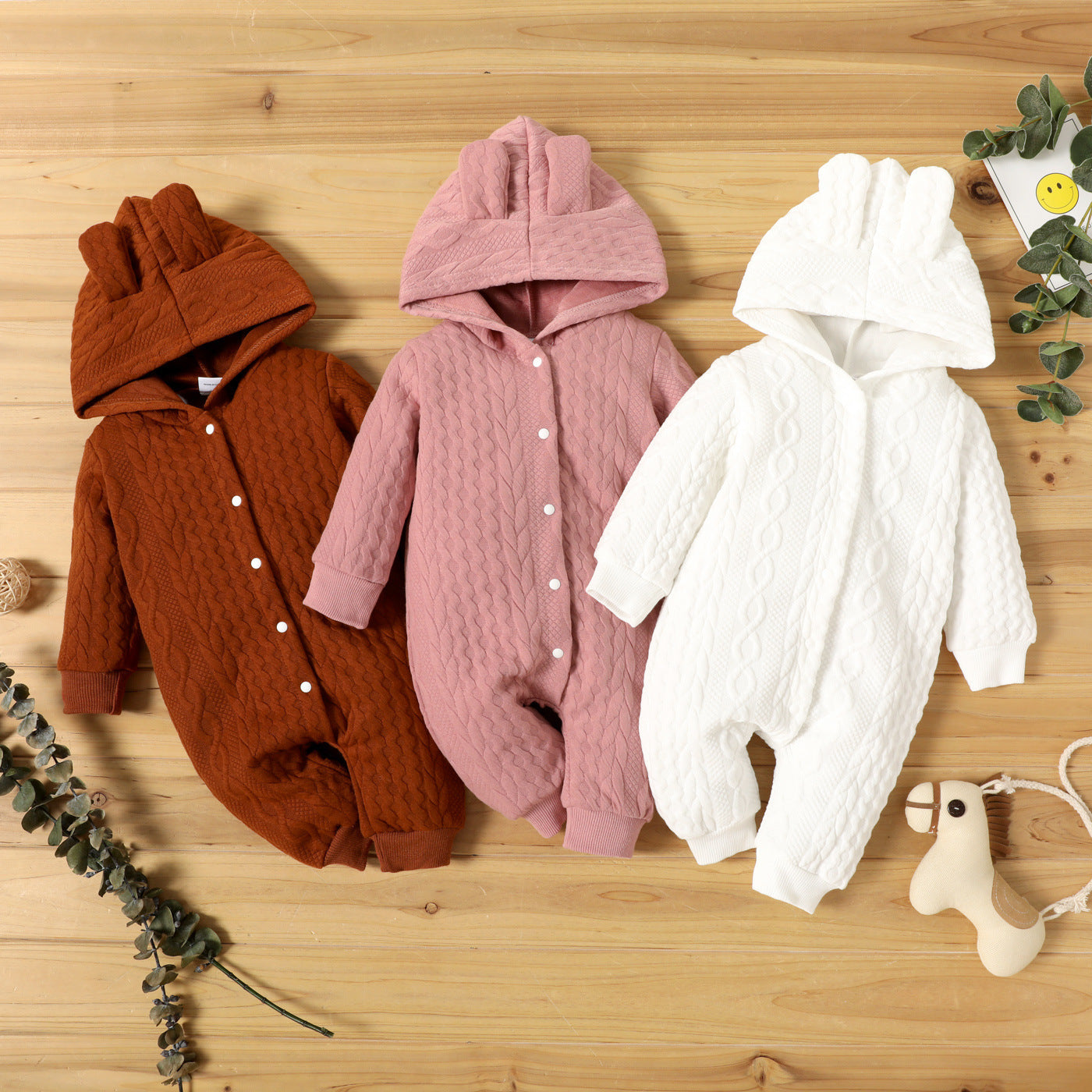Baby Hooded Long-sleeved Hatshirt