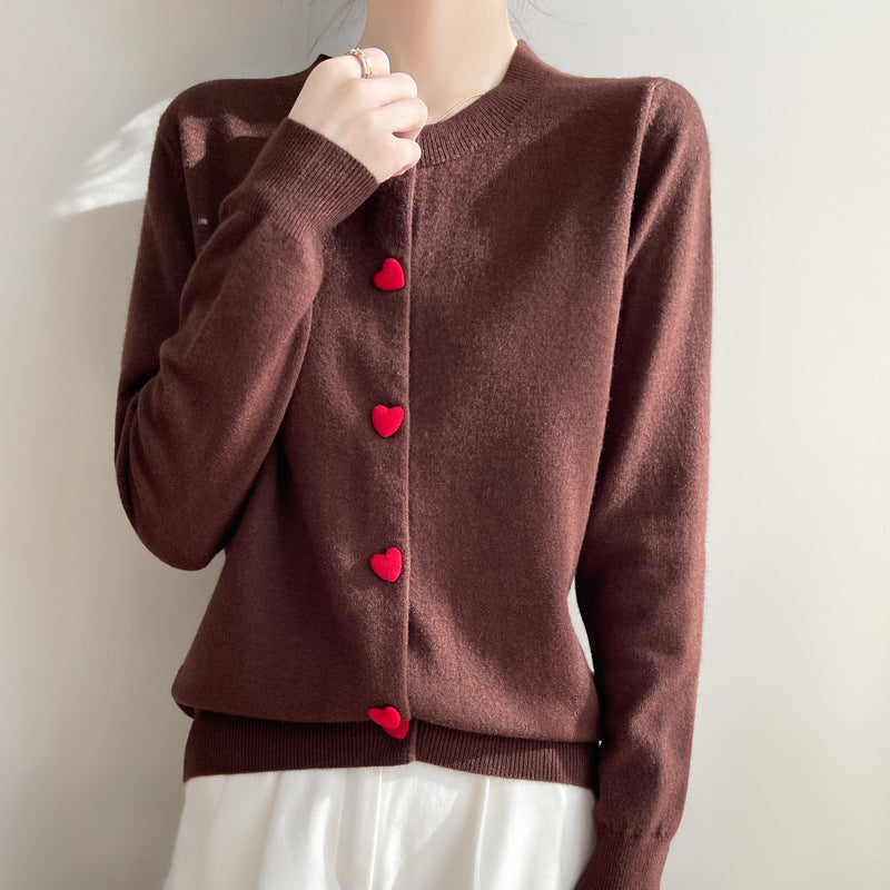 All-match Sweater Thin Coat