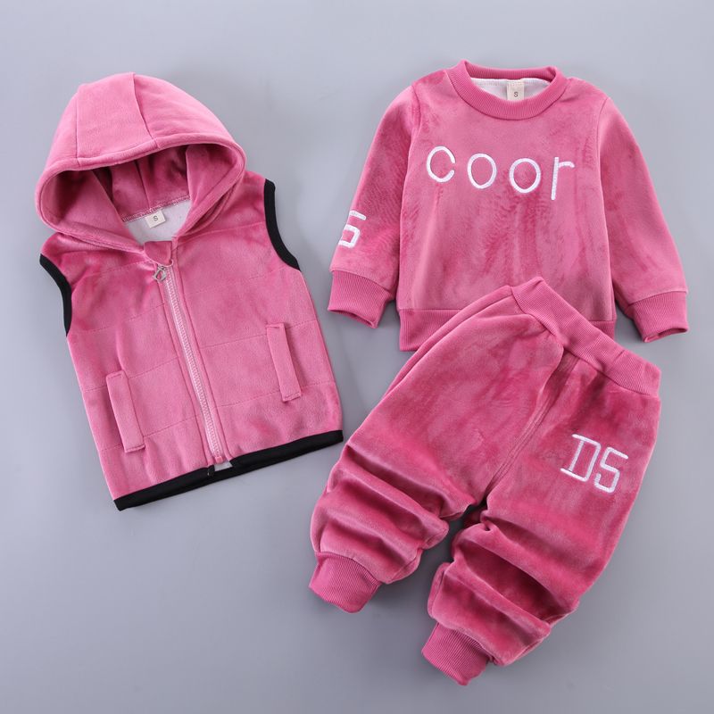 Baby Children's Spring Clothes Three-Piece Set