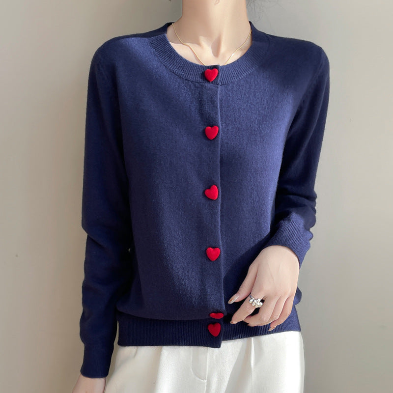 All-match Sweater Thin Coat