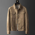 Stretch Suede Jacket for Men