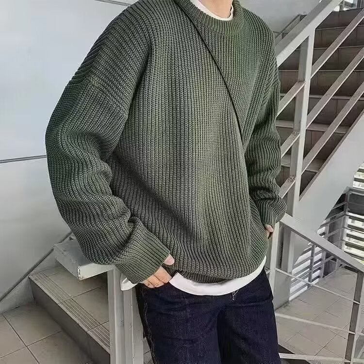 Round Neck Knitwear for Men