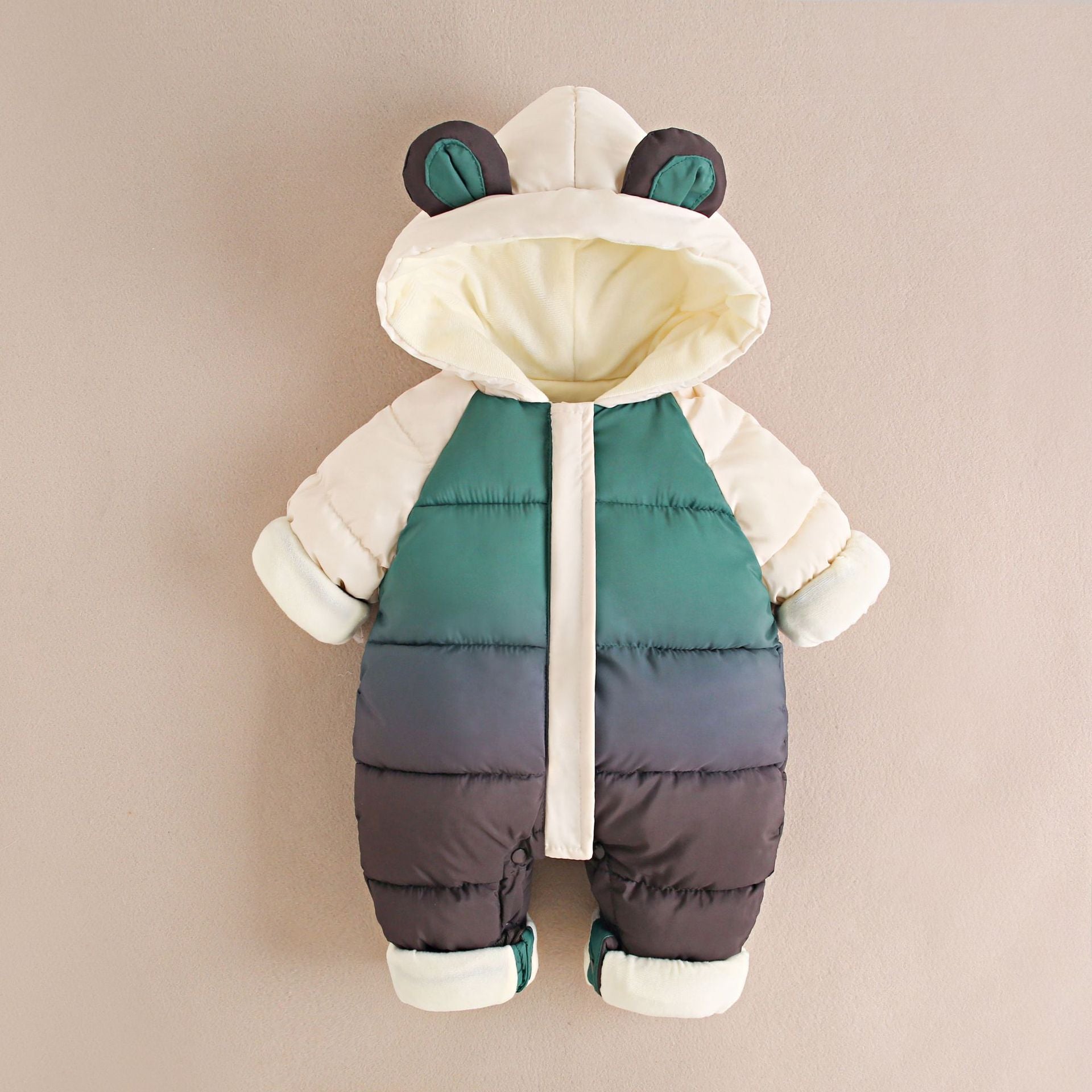 Winter baby fleece sleeping suit