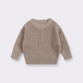 Baby Cotton Crewneck Sweater for Boys and Girls