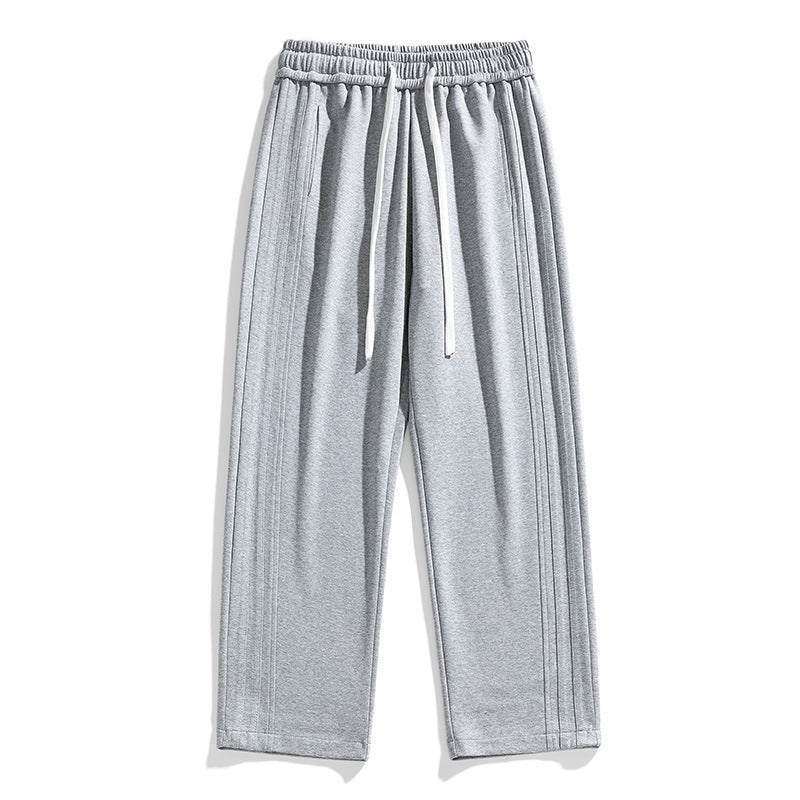 Fleece-Lined Casual Sweatpants for Men