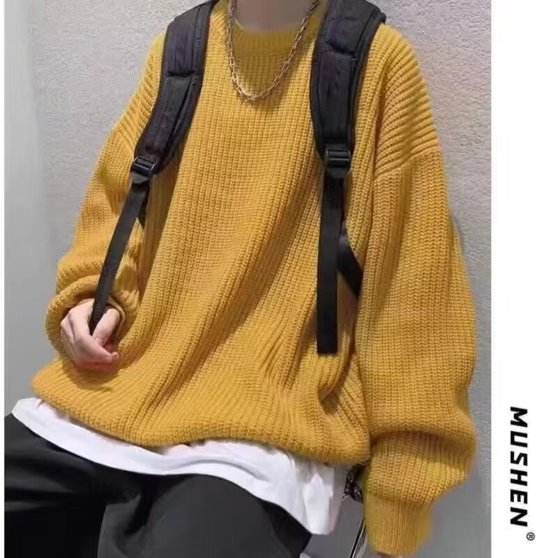 Round Neck Knitwear for Men